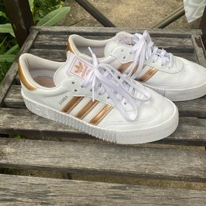 Adidas Sambarose Platform Shoes